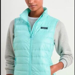 Vineyard Vines Aqua Puffer Vest